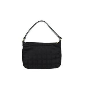 CHANEL Travel Line Shoulder Bag Semi Shoulder Black